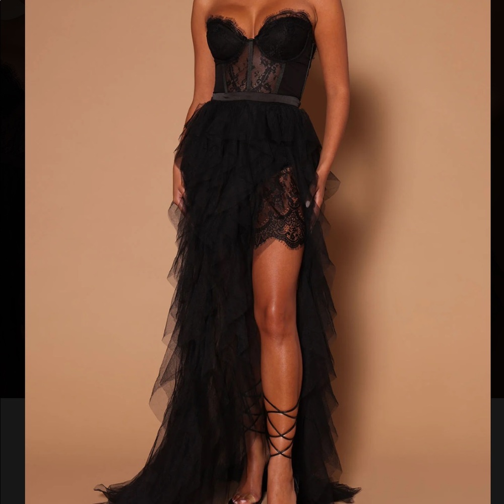 Fashion Novia Anastasia Tulle Maxi Dress